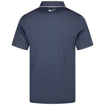 Nike Dri-FIT Tour Piping Polo Diffused Blue/White | TRENDYGOLF USA
