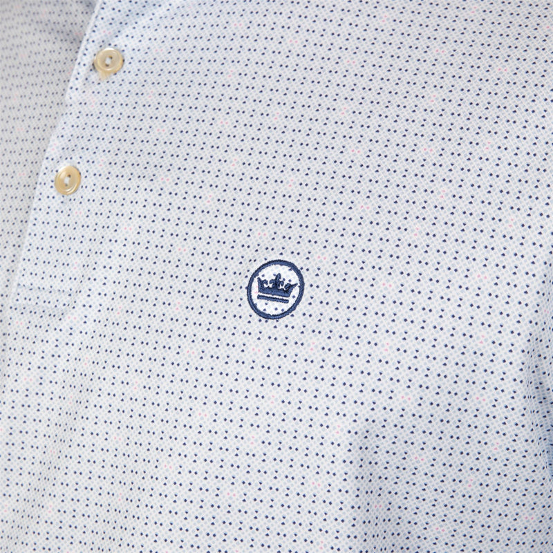 Ashgrove Performance Jersey Polo Stream Blue