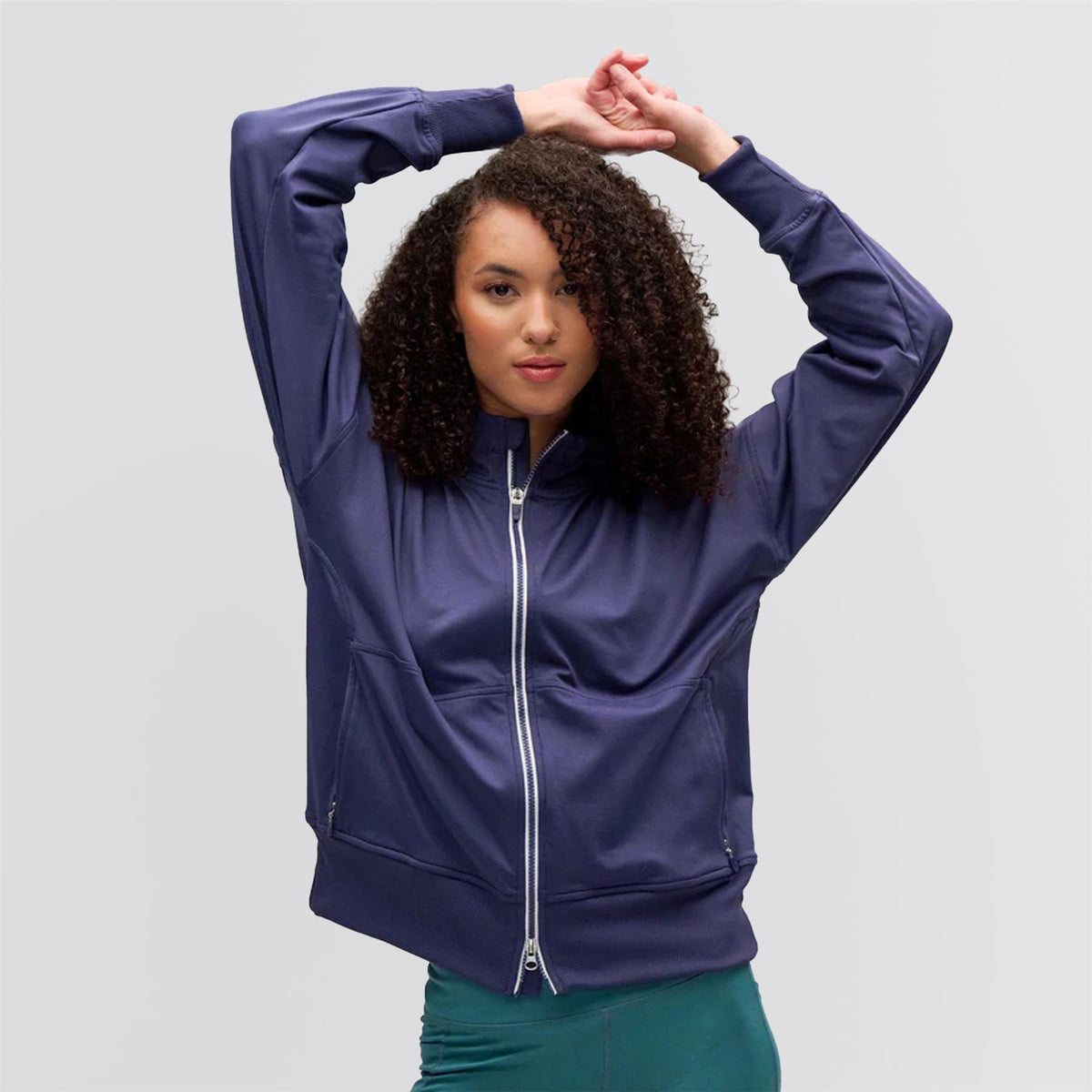 Womens Zoe Full Zip Hoodie Storm