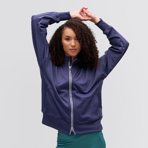 Womens Zoe Full Zip Hoodie Storm