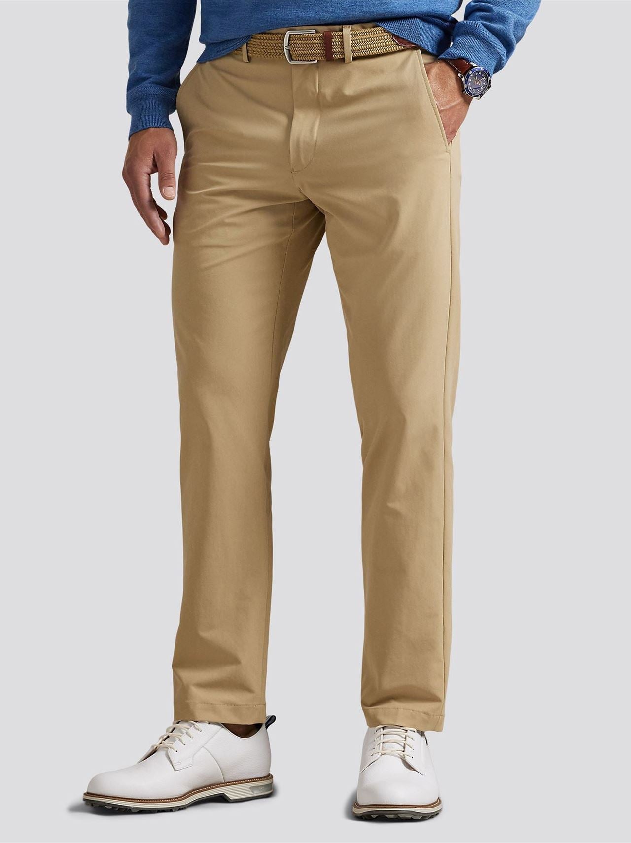 RLX Tailored Fit Performance Pants Classic Khaki