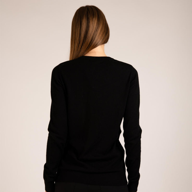 Womens The VIP Sweater Black/White