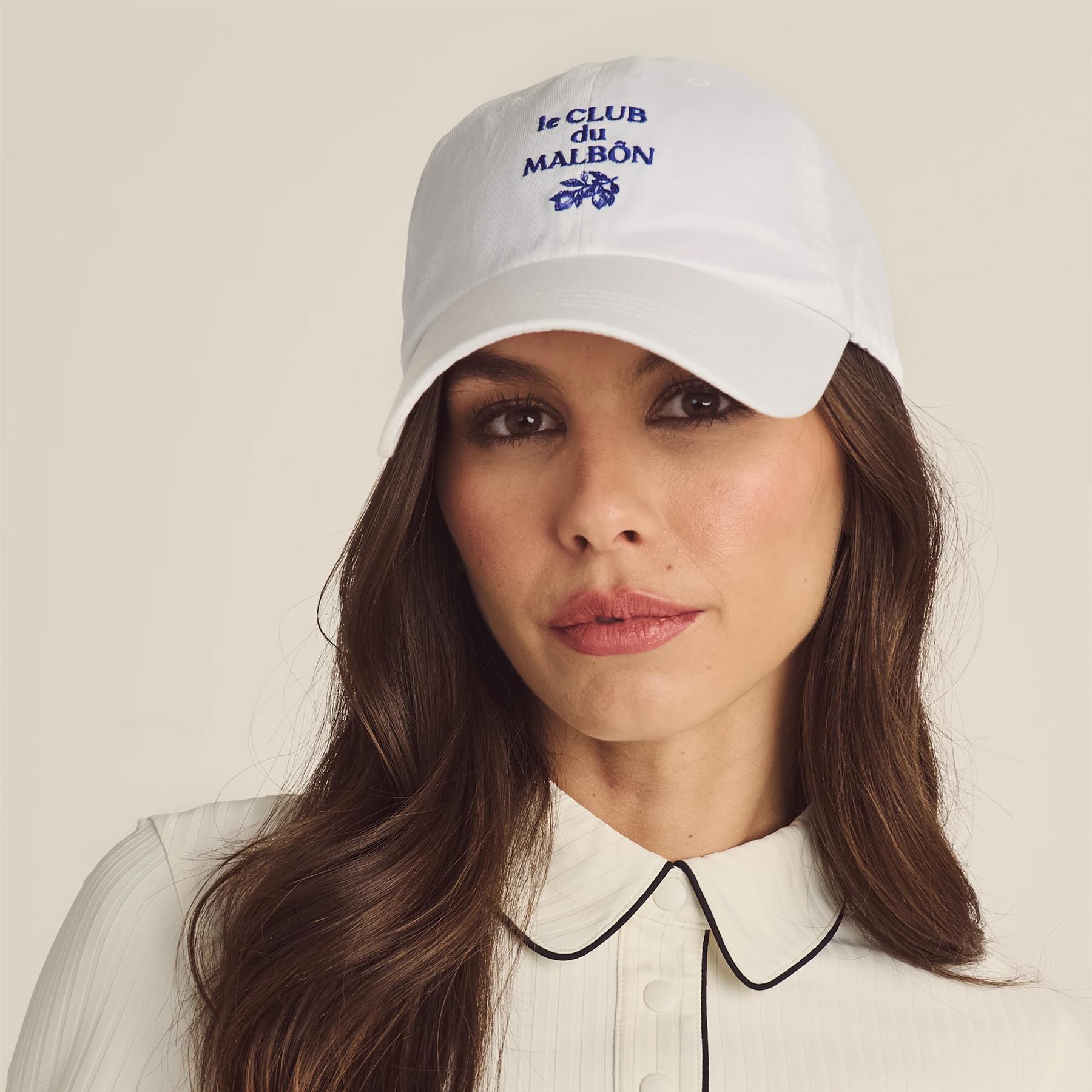 Malbon Golf Angelique Dad Cap White | TRENDYGOLF USA Malbon Golf Angelique Dad Cap White | TRENDYGOLF USA