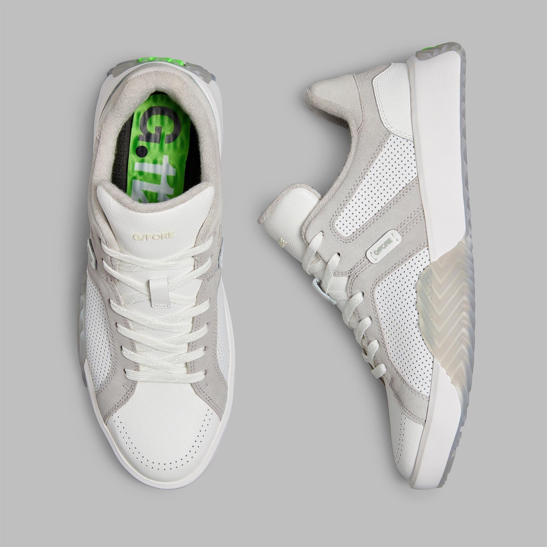 G/FORE G.112 Leather Street Shoes Snow/Nimbus | TRENDYGOLF USA