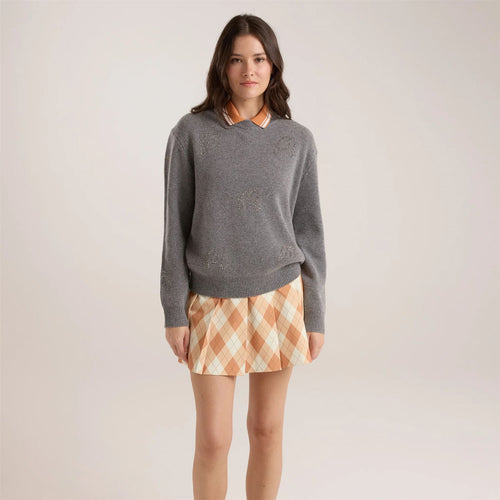Womens Sophia Sweater Charcoal Heather