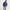 Winsome Half Zip Hoodie Blue Pearl