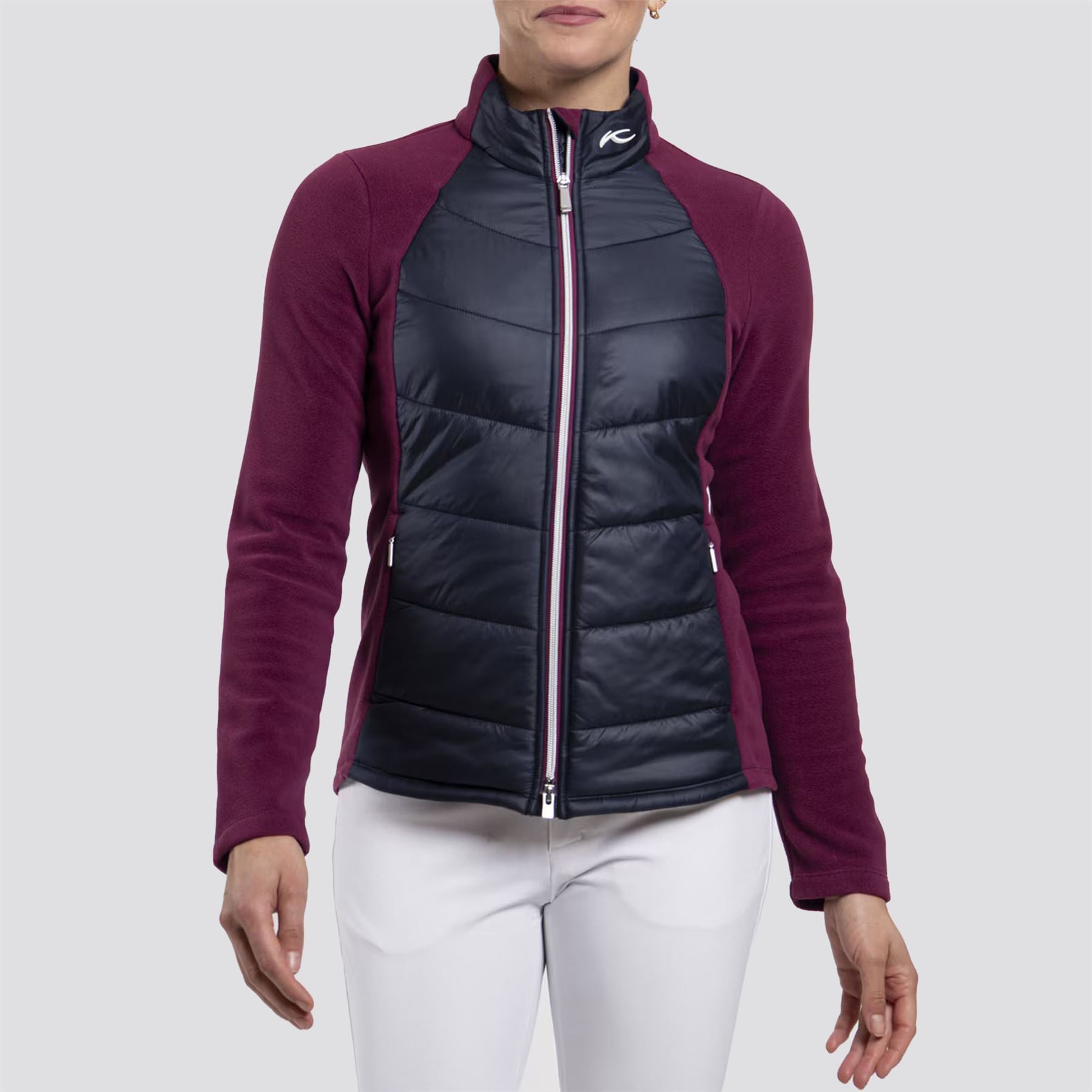 Womens Lucerne Hybrid Jacket Deep Ruby/Atlanta Blue