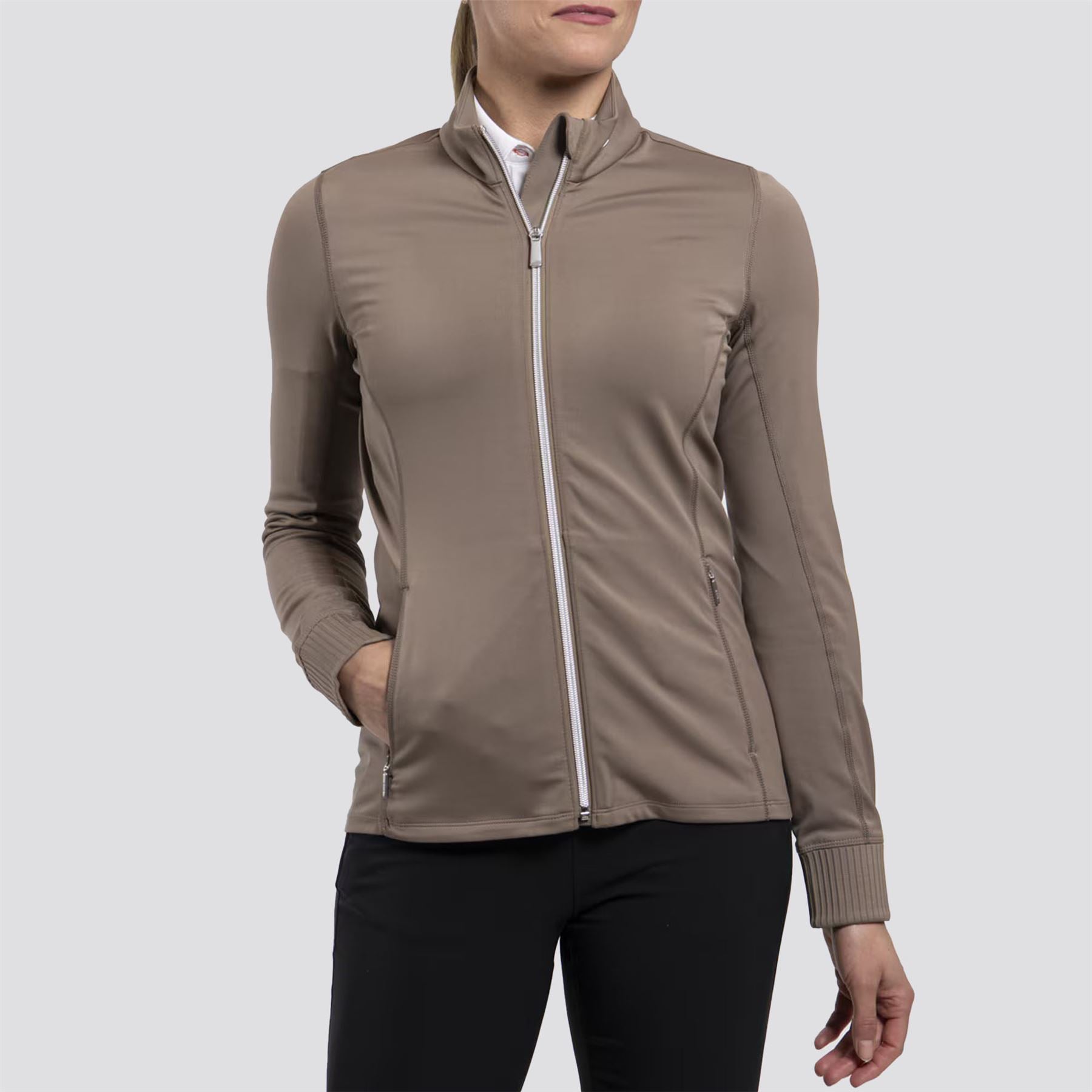 Womens Birdie Full Zip Mid Layer Willow