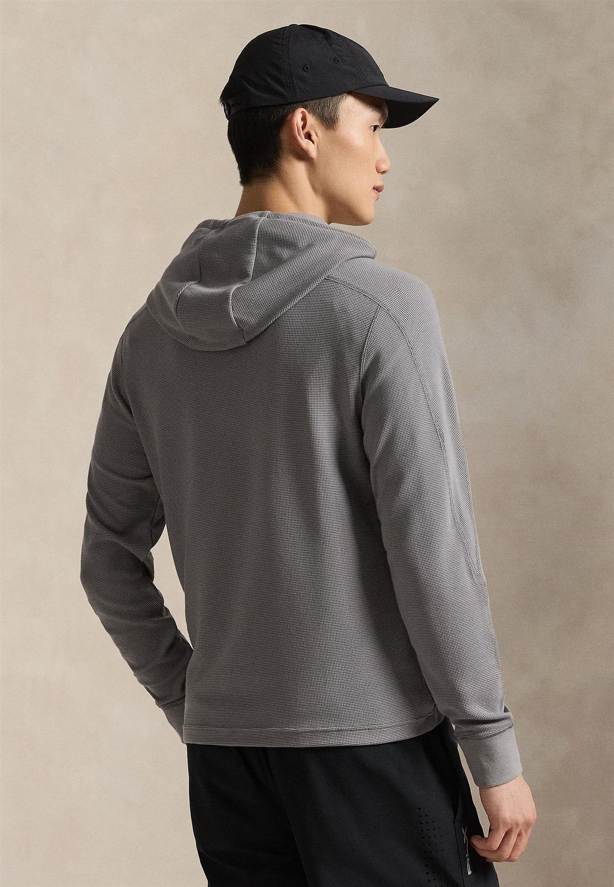 RLX Tech Waffle Pullover Perfect Grey