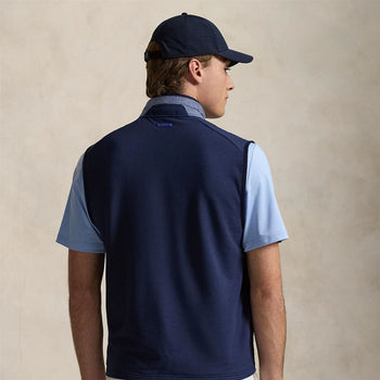 Ralph Lauren RLX Full Zip Performance Wool Vest Royal Blue