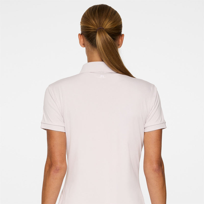 Womens Tour Tech Polo Grey Lilac