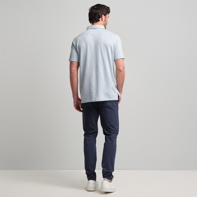 Fessenden Polo Burnham Heather Tonal Houndstooth