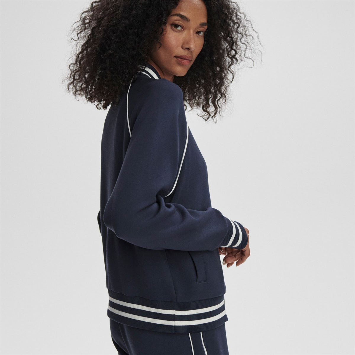 Womens Jepson Club Jacket Navy