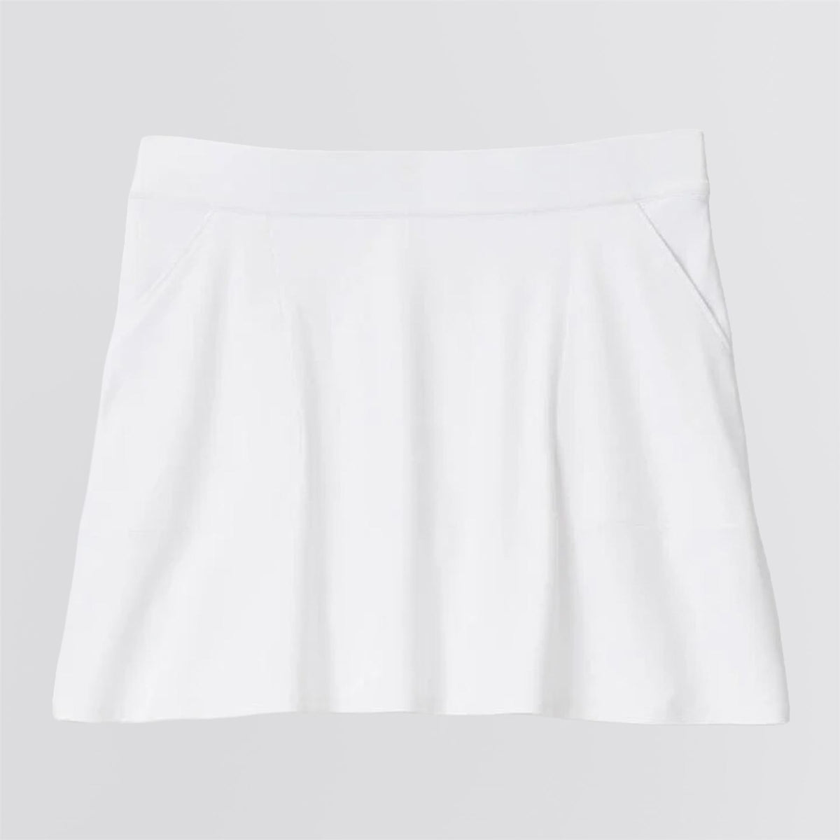 Womens Essential Sally 15-Inch Skort White