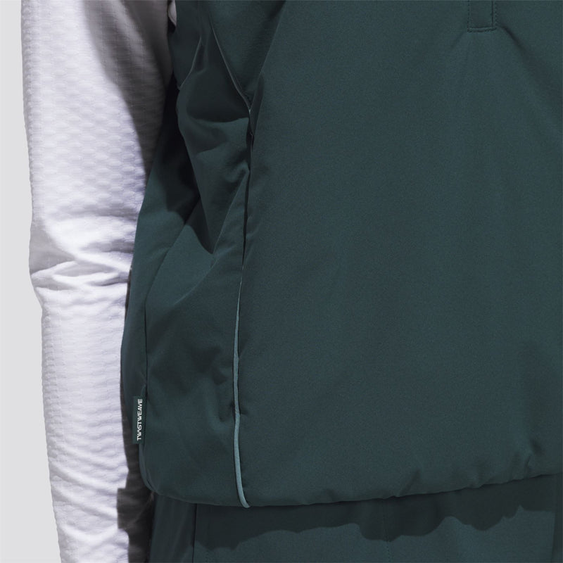 Womens Beyond The Course Twistweave Loose Fit Quarter Zip Vest Aurora Ivy