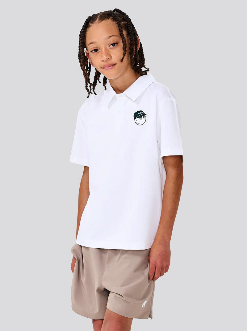 Youth Baldwin Buckets Polo Bright White