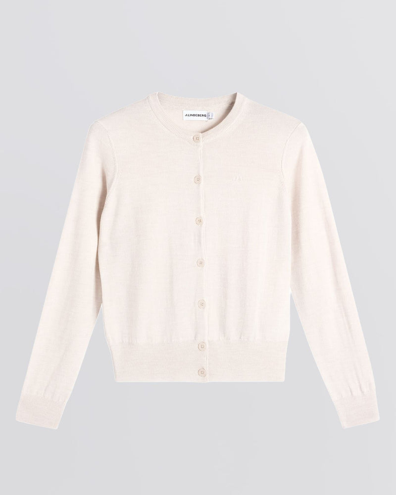 Womens Joanna Knitted Cardigan Moonbeam Melange