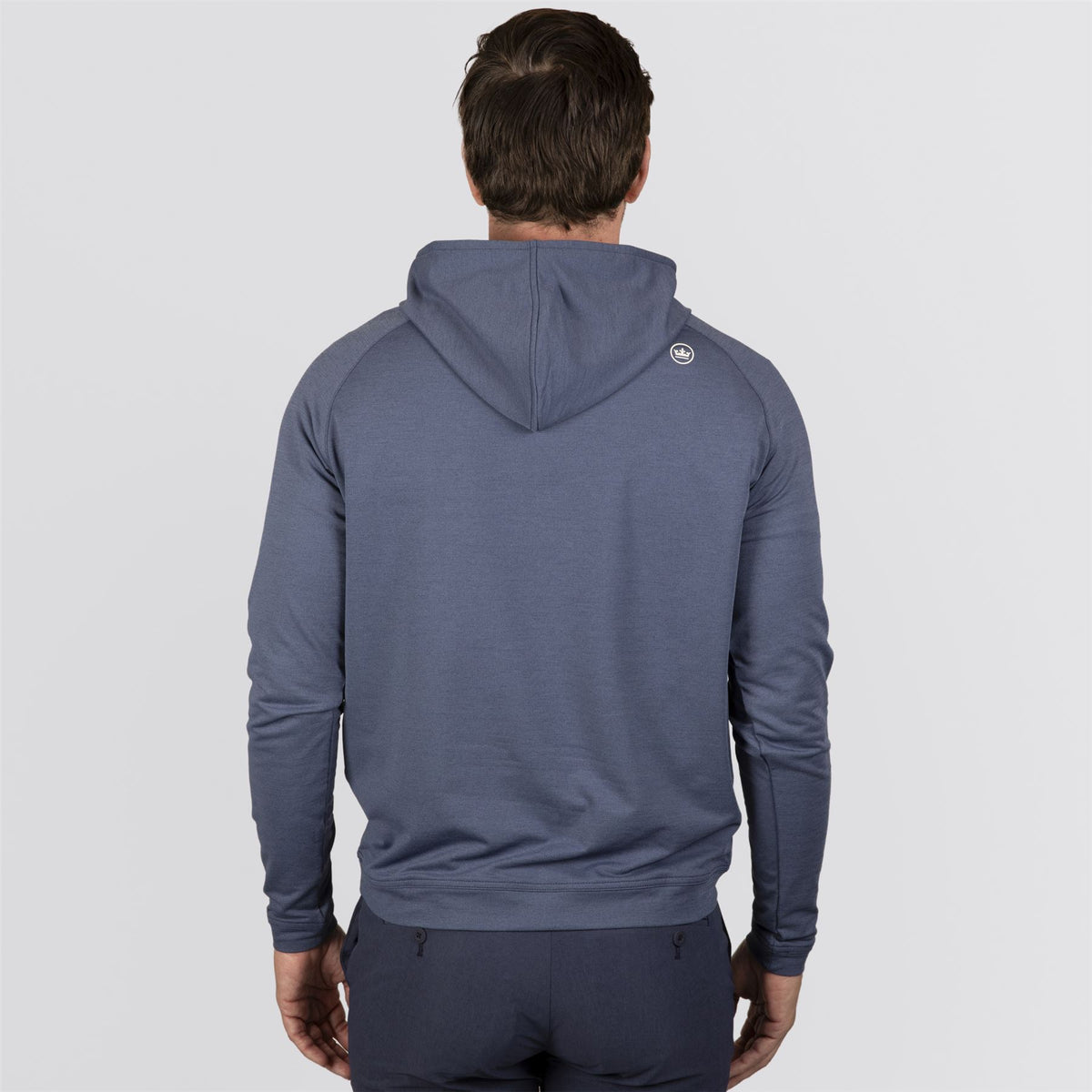 Pine Performance Quarter-Zip Hoodie Navy