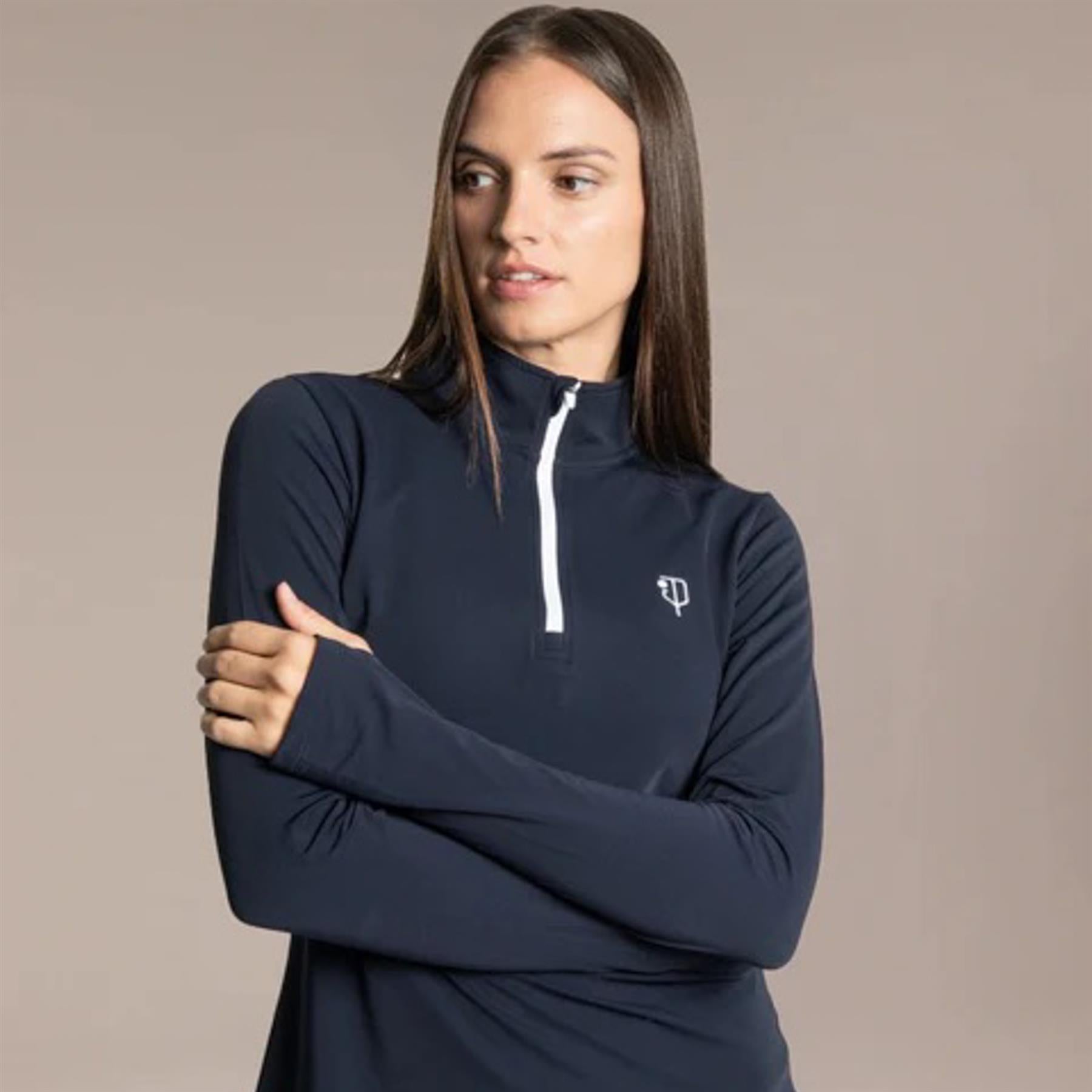 Womens Regatta Quarter Zip Bainbridge Blue