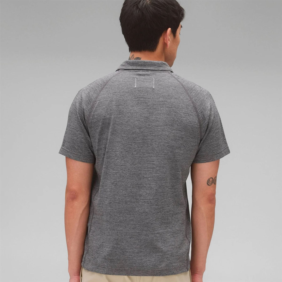 Solotex Mesh Tiebreak Polo Carbon