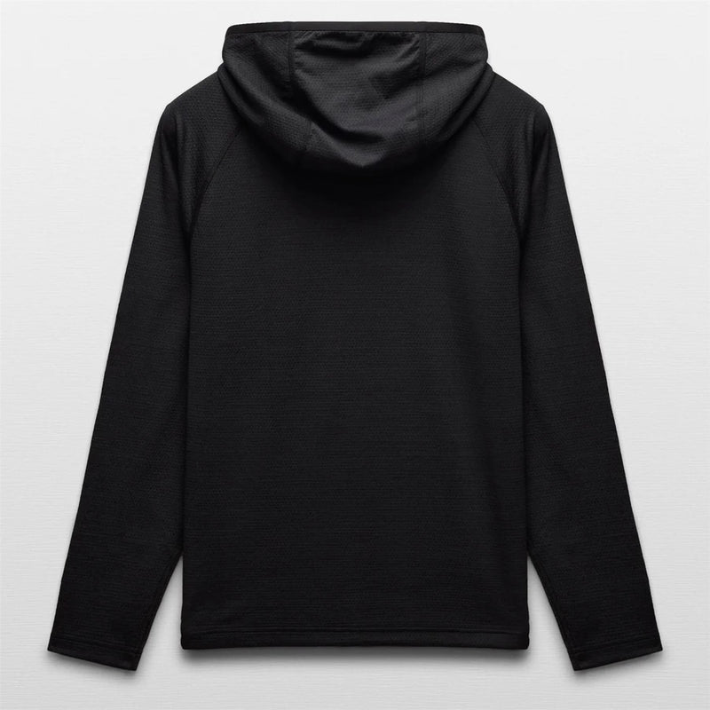 Knit Solotex Mesh Tiebreak Hoodie Black