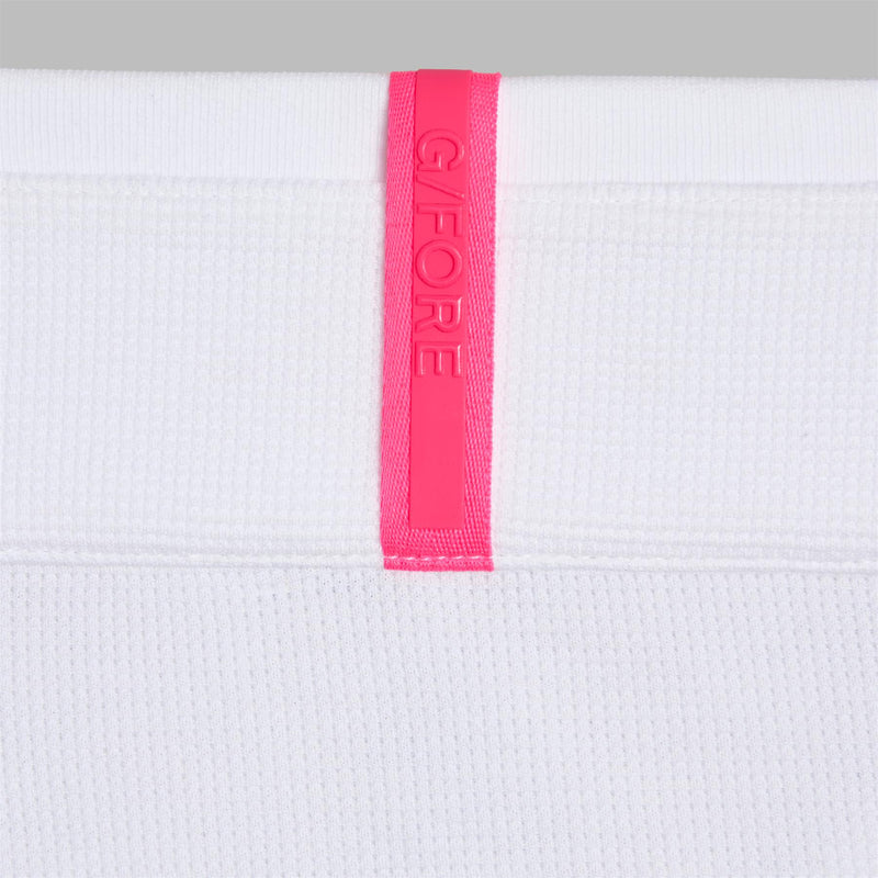 Waffle Knit Quarter Zip Snow