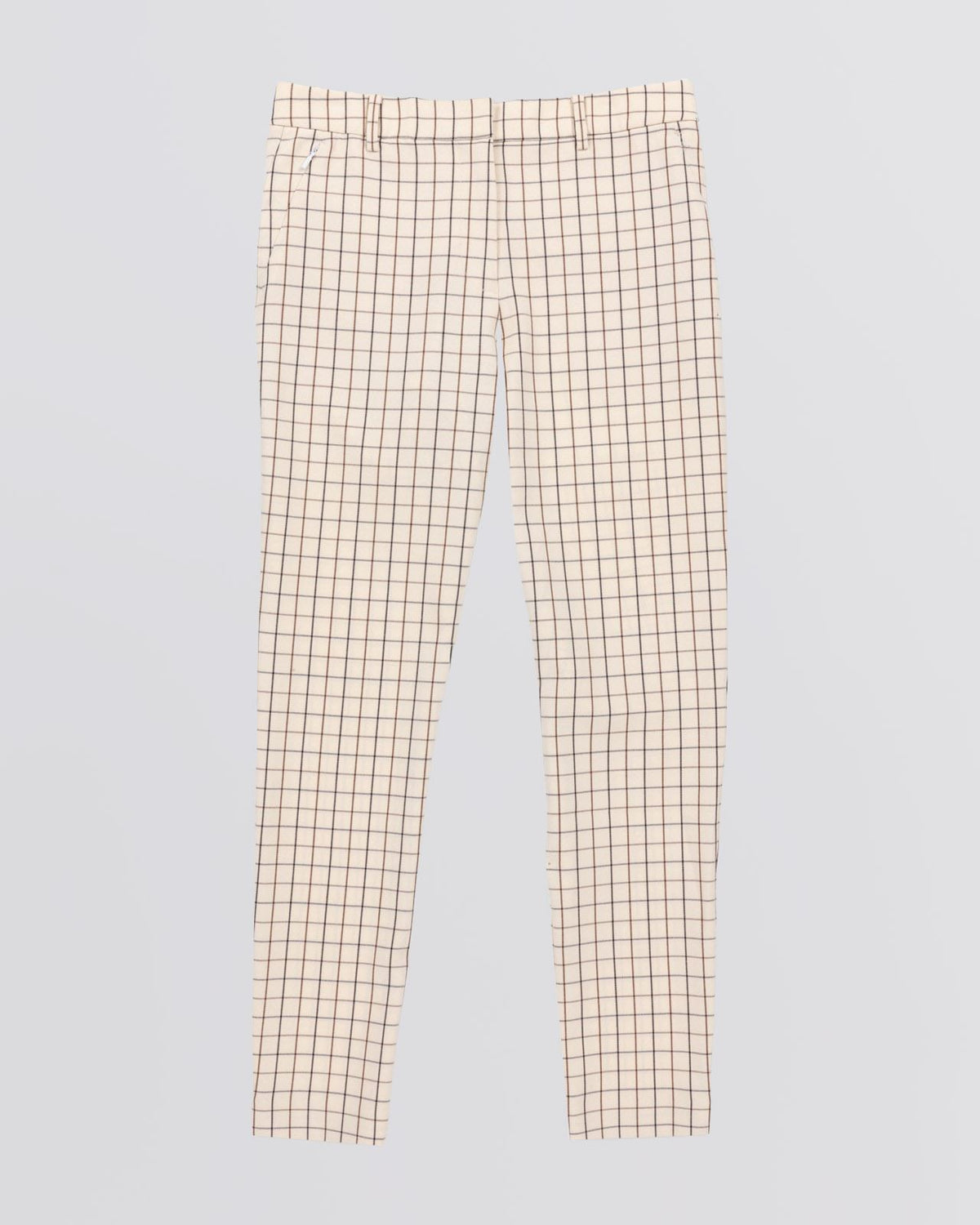 Womens Retro Check Sport Pant Cream Check