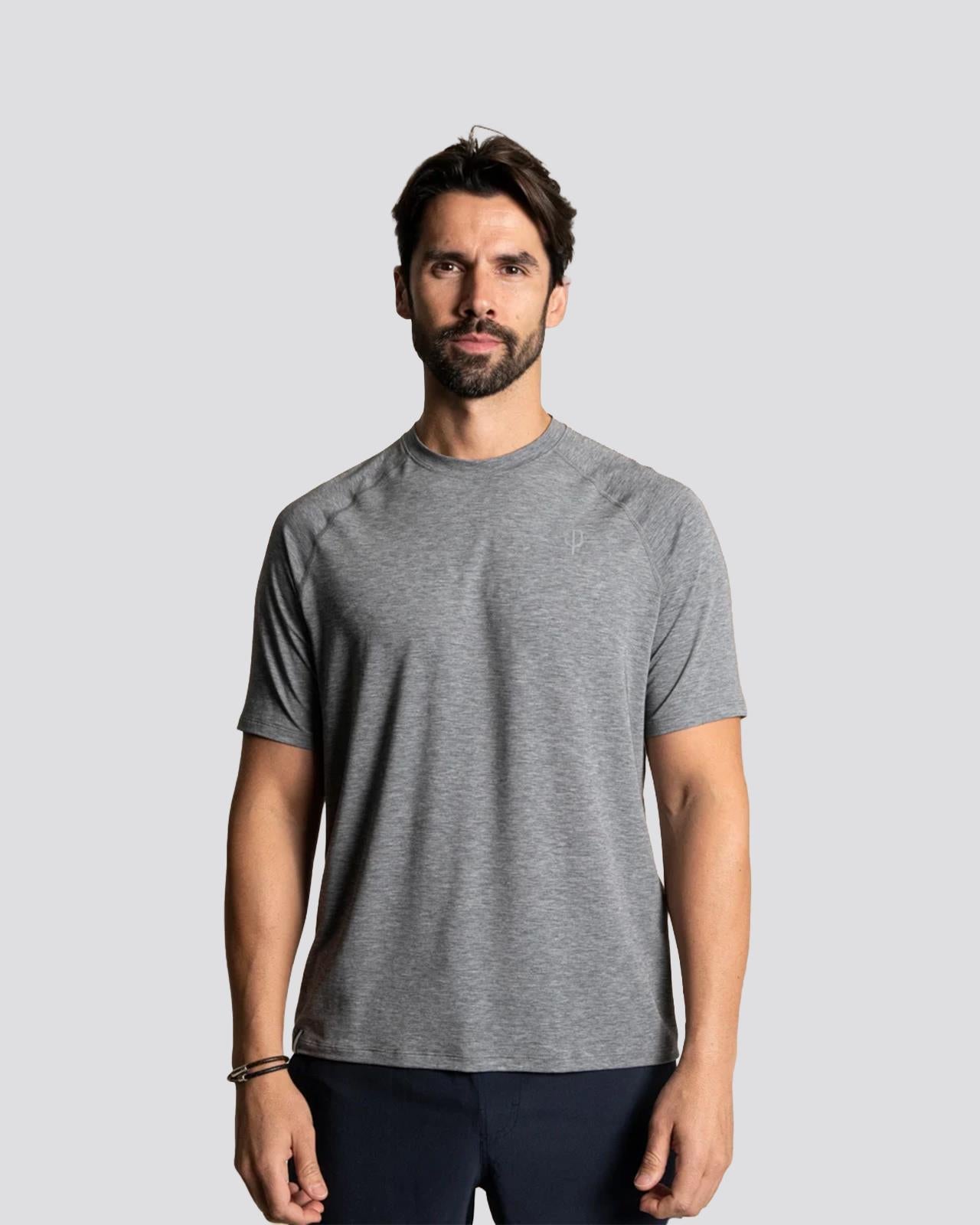 5.0 Short Sleeve Tee Heather Grey