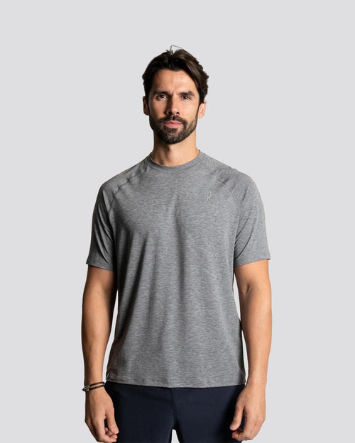 5.0 Short Sleeve Tee Heather Grey