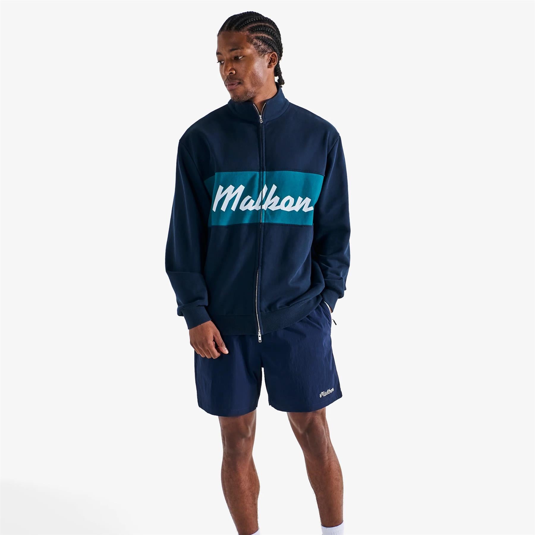 University Double Zip Navy