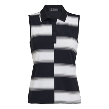 G/FORE Offset Gradient Stripe Rib Collar Silky Tech Nylon