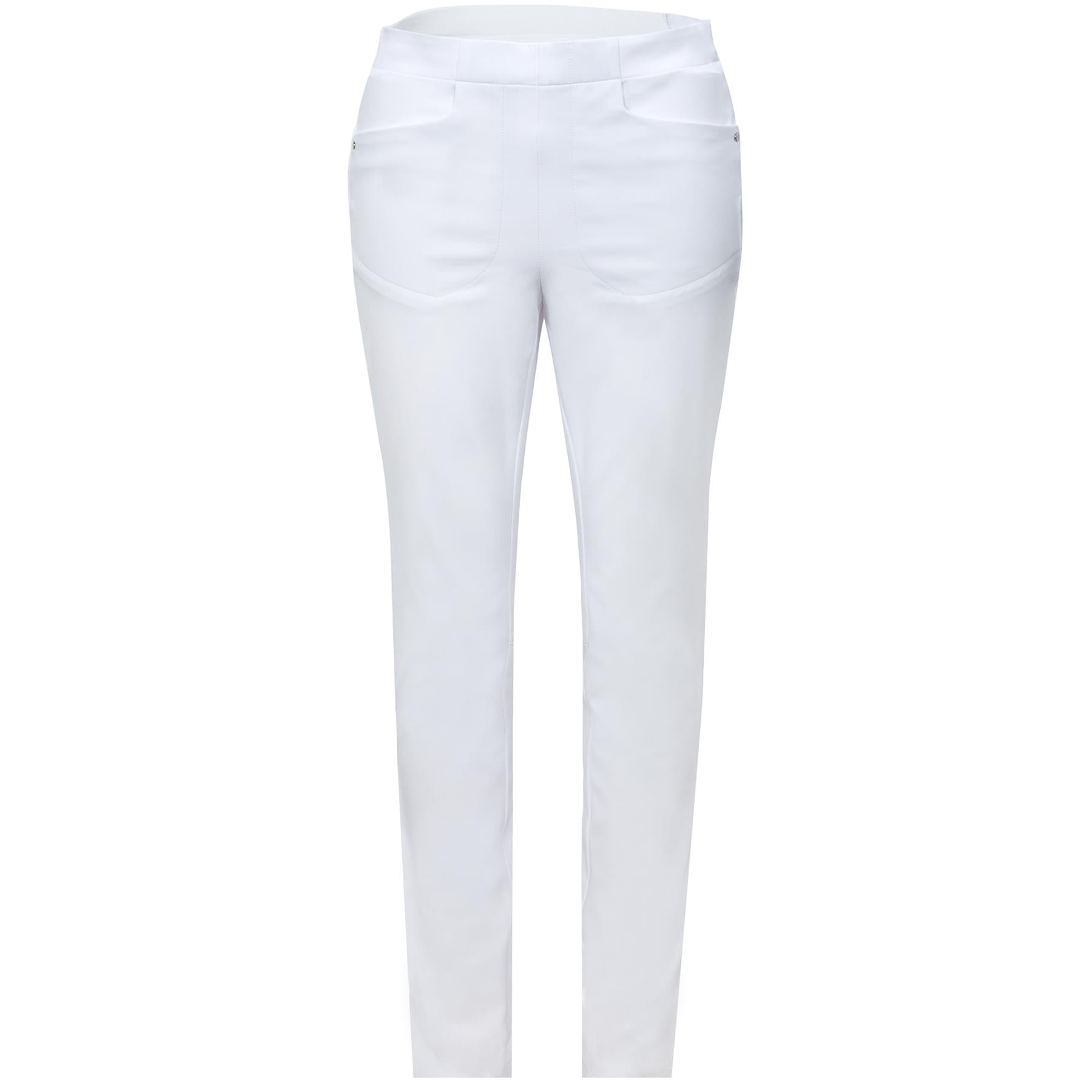 Womens Stretch Athletic Pant Pure White