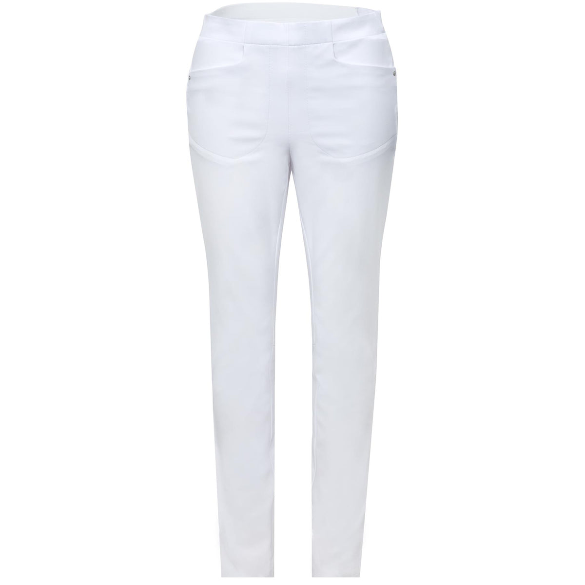 Womens Stretch Athletic Pant Pure White
