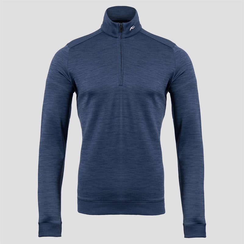 Liam Techwool Half Zip Mid Layer Admiral Blue