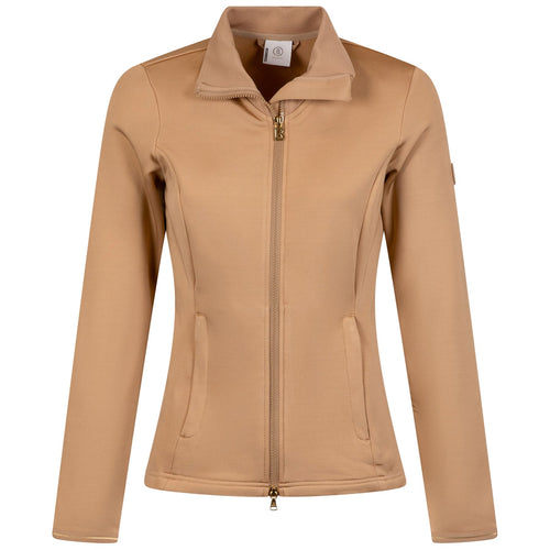 Womens Linia Full Zip Mid Layer Dark Sand - AW24