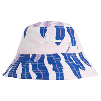 Keoni Bucket Hat Paradise Monstera Pink - W23