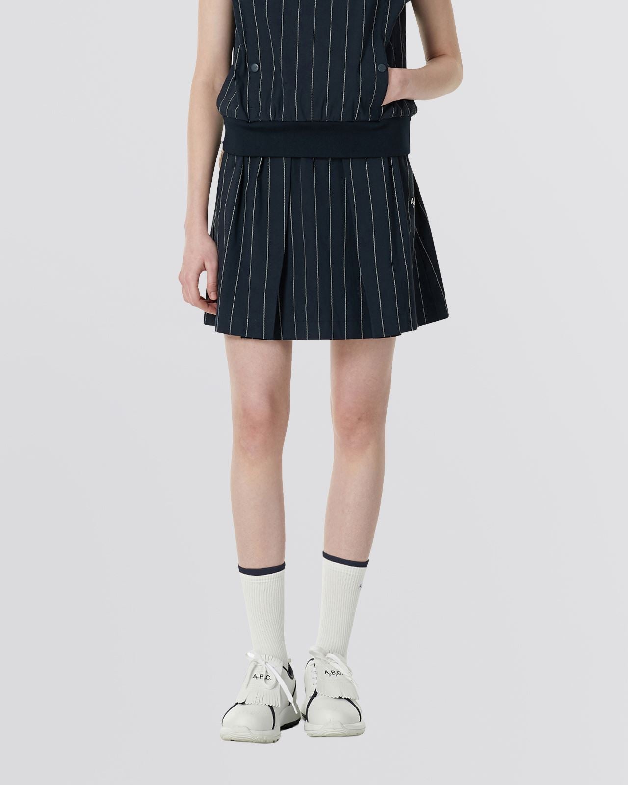 Murielle Flared Skirt Marine