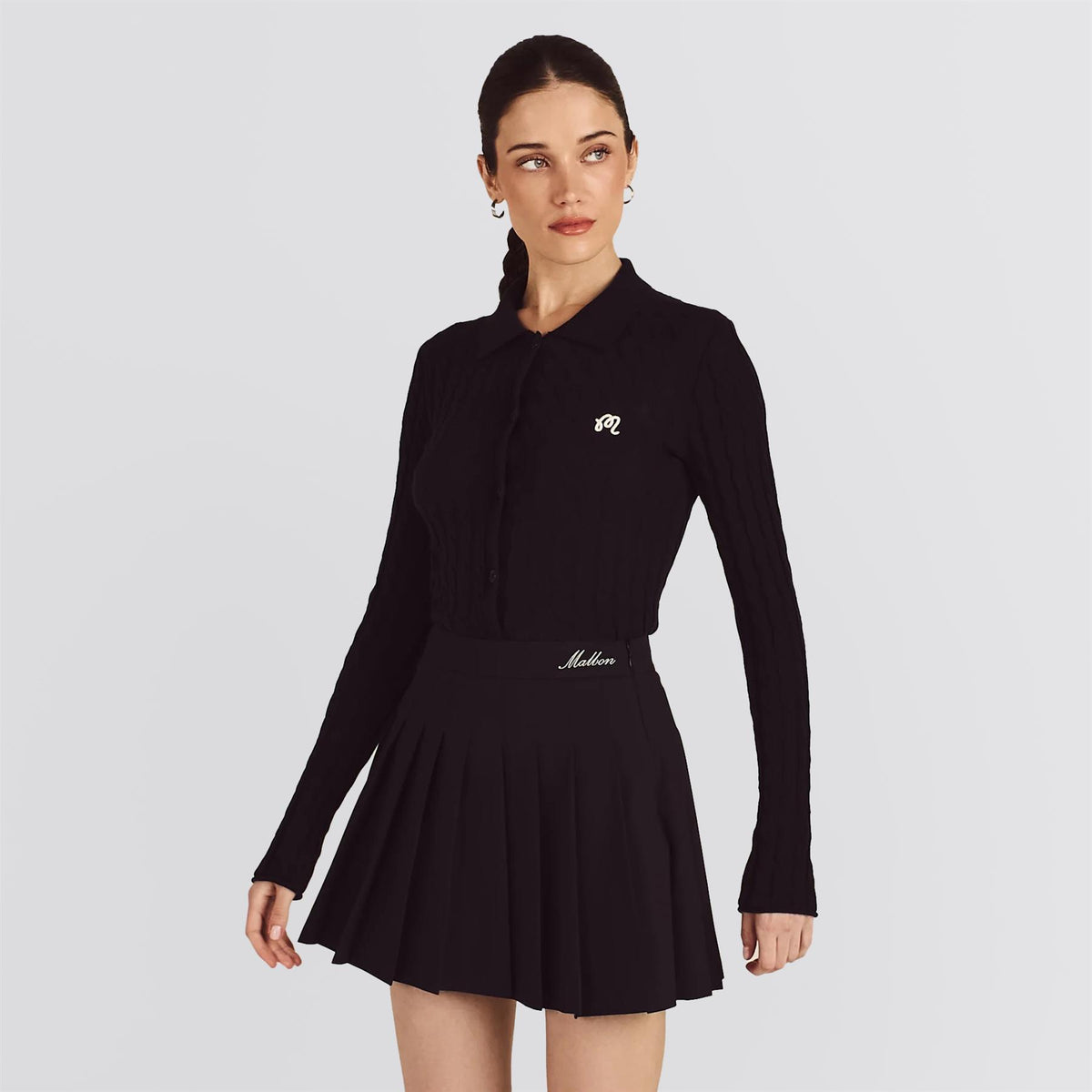 Womens Florence Knit Top Black