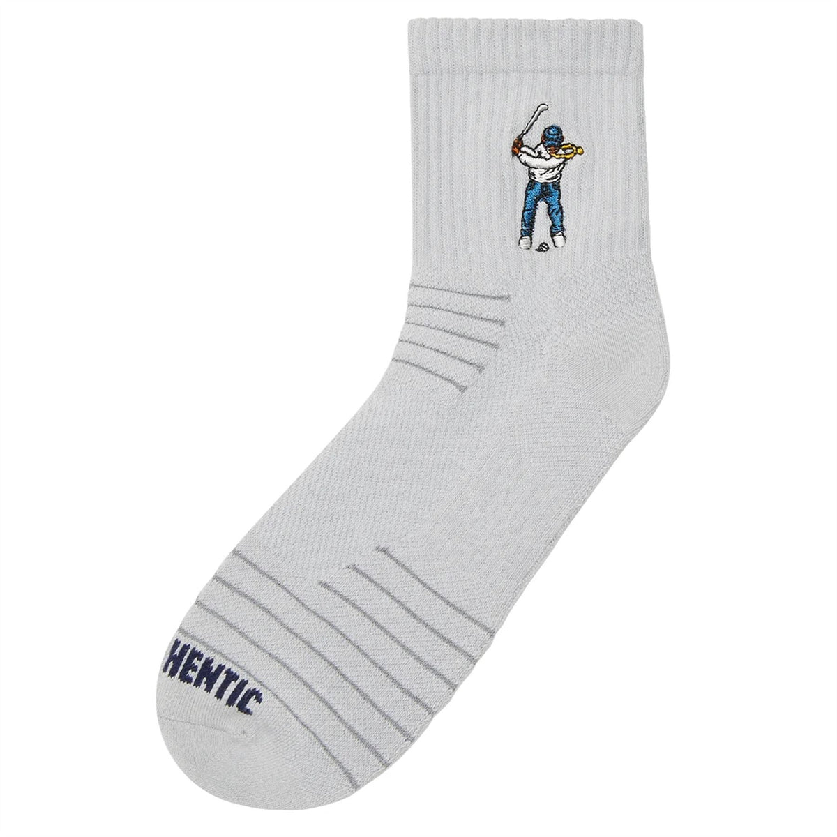 Ankle Height Logo Socks Grey