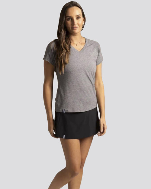 Womens 5.0 Tee Heather Gray