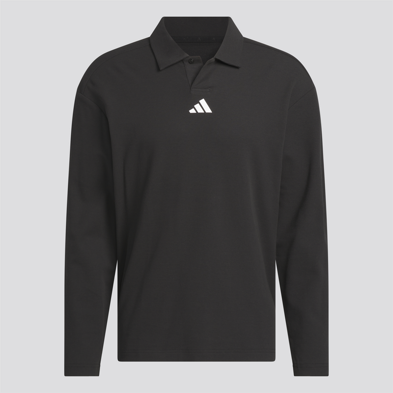 Beyond The Course LS Loose Fit Polo Black