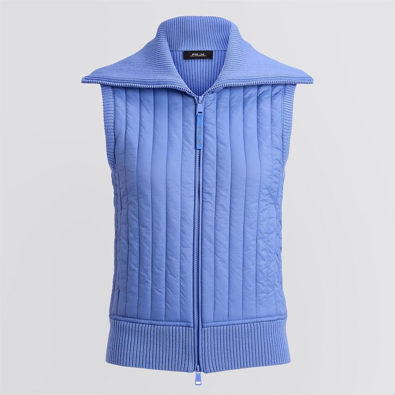 RLX Womens Wool Blend Sweater Vest Blue Mist