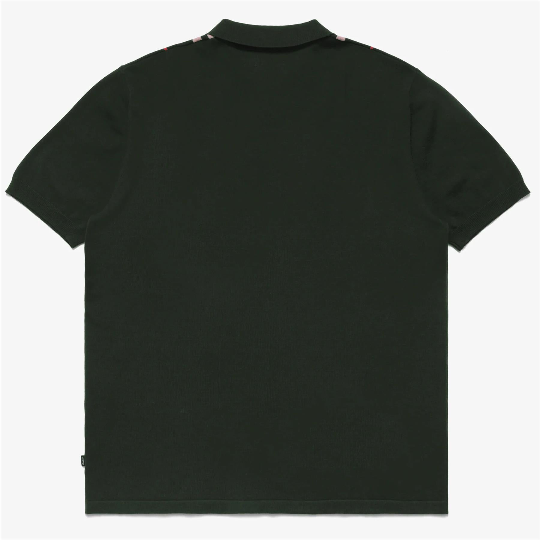 Malbon Golf Cedar Knitted Polo Forest | TRENDYGOLF USA