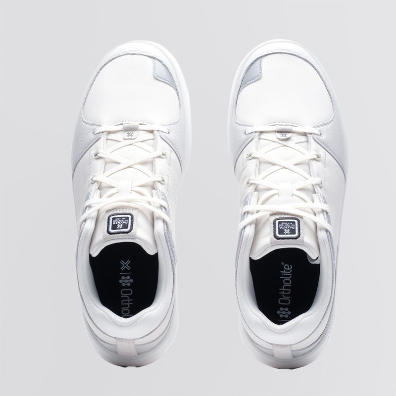 X Sport Classic LE Spikeless Golf Shoes White/Black/Metallic Silver