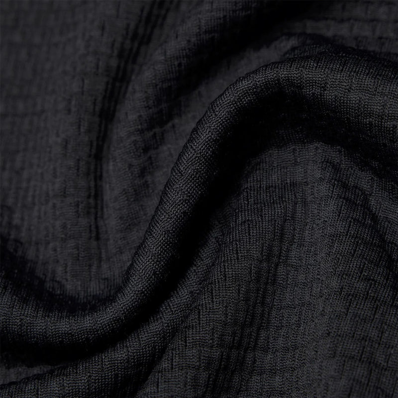 Solotex Mesh Tiebreak Polo Black