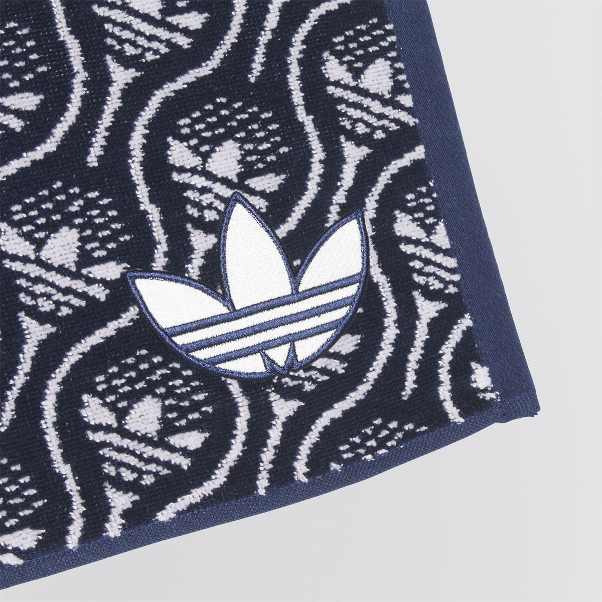 Originals All Over Trefoil Towel Night Indigo