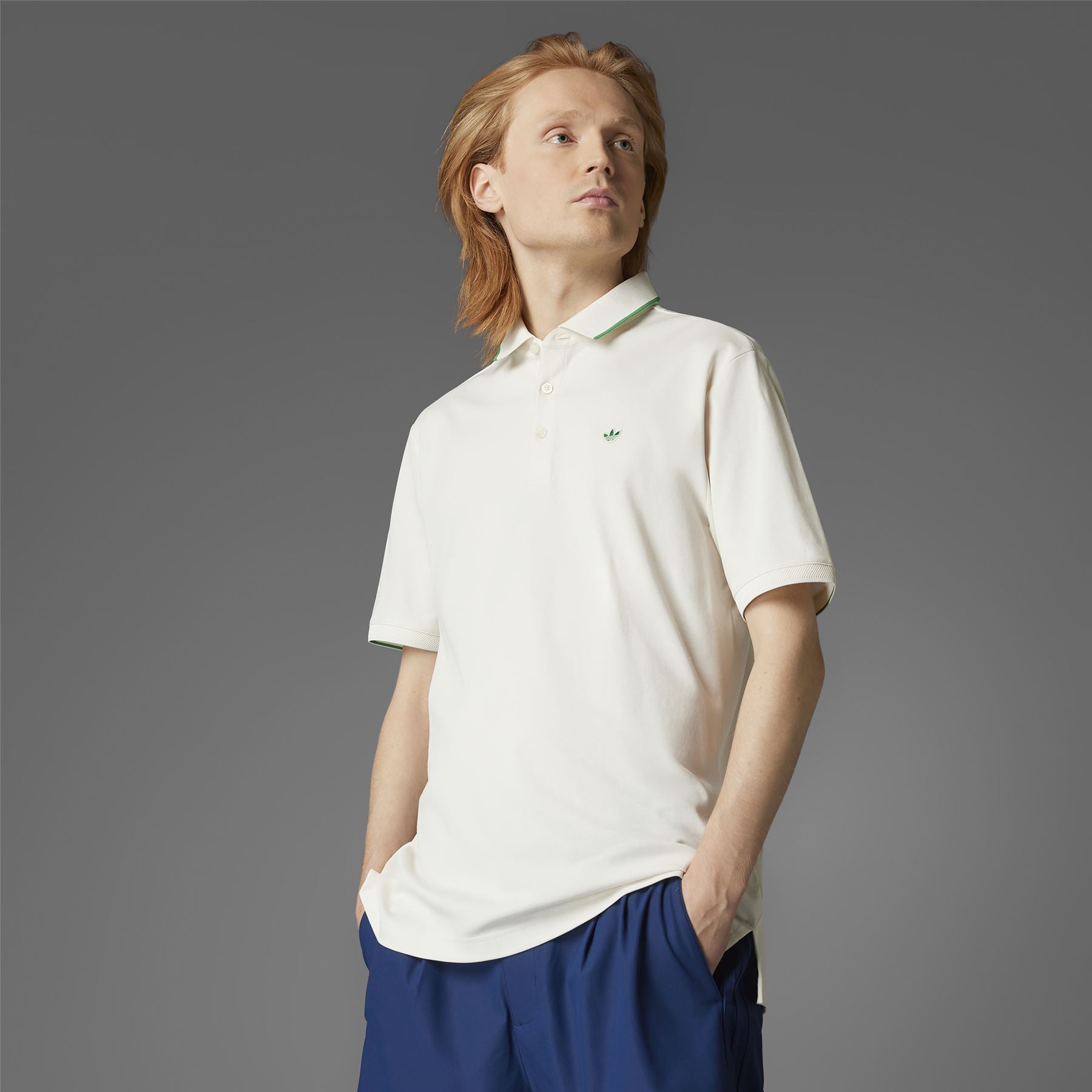 Twistknit Trefoil Polo Chalk White