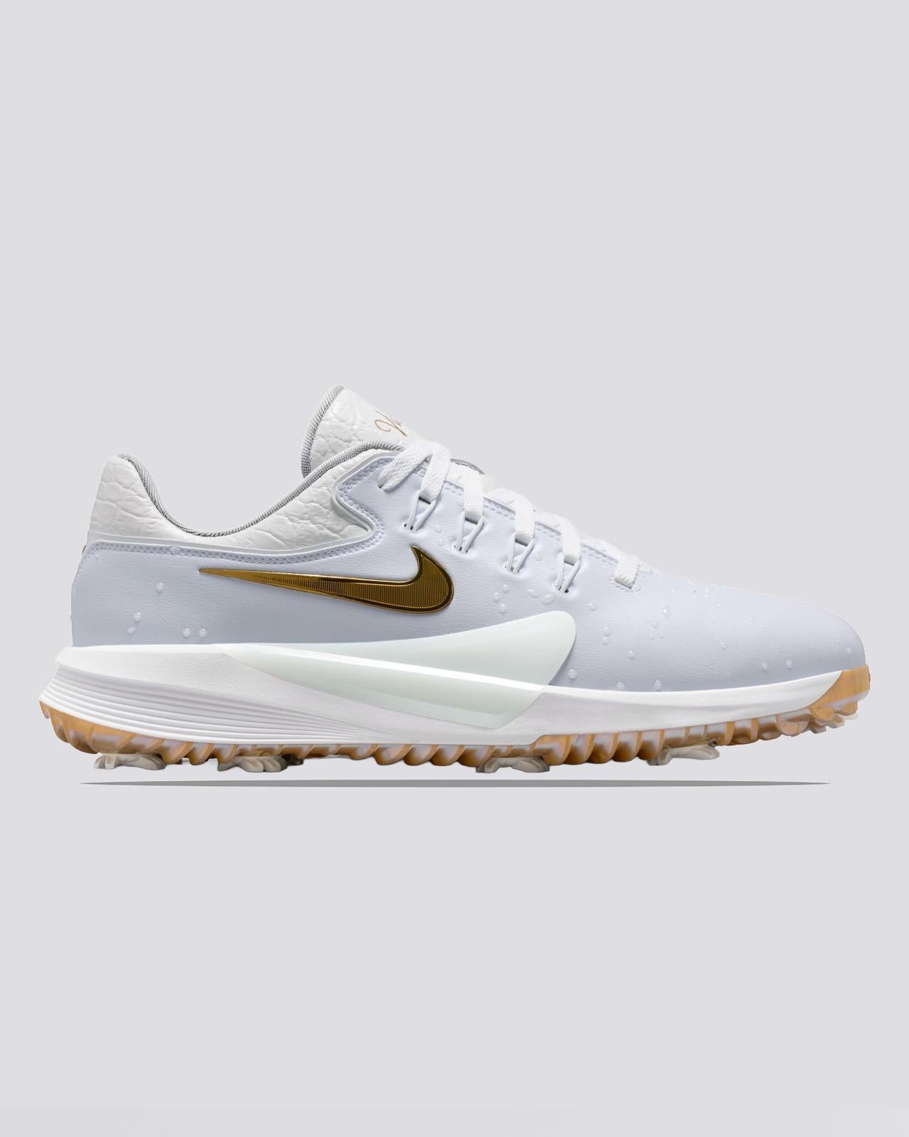 Victory Pro 4 NRG P26 Spiked Golf Shoes White/Metallic Gold