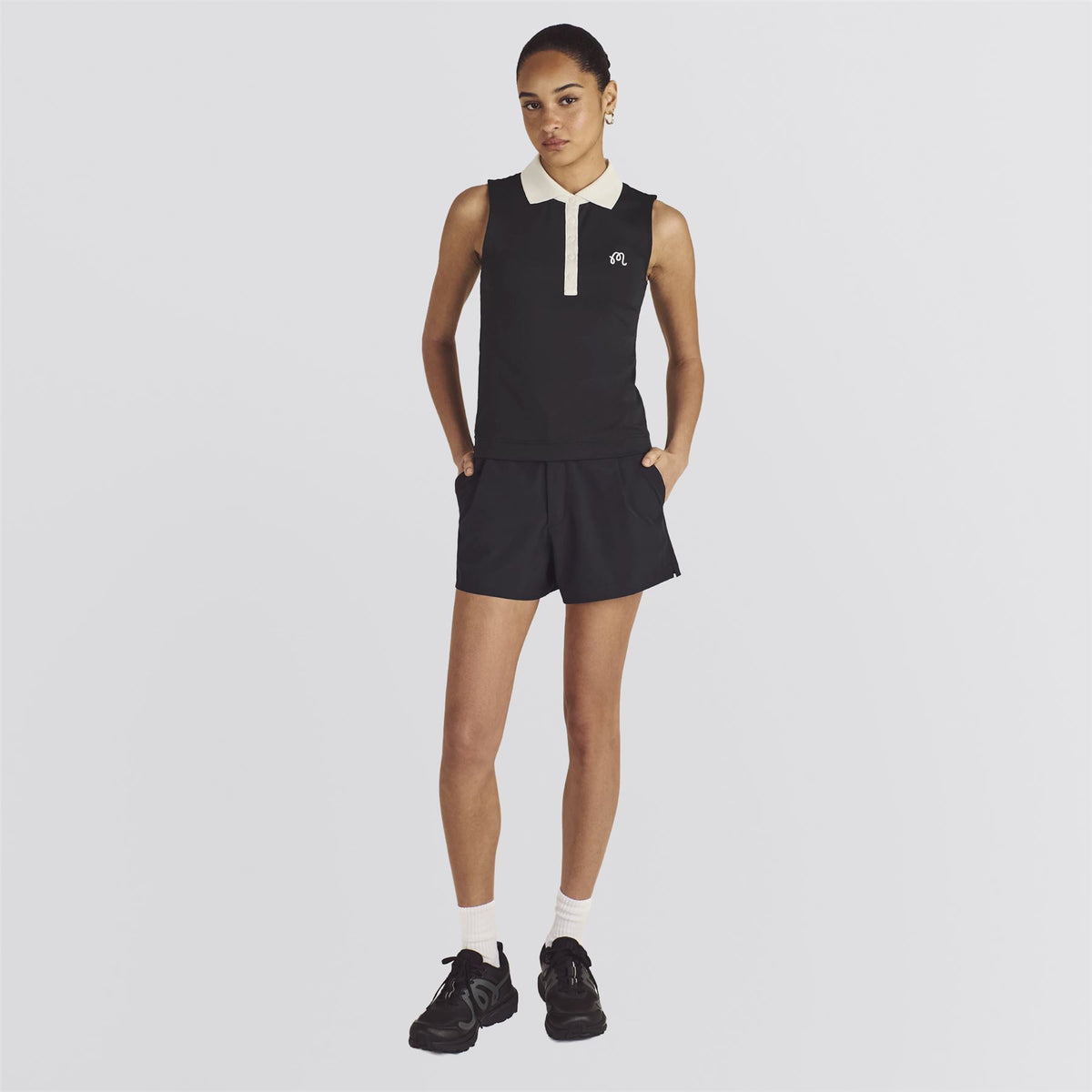 Womens Claudia Polo Black