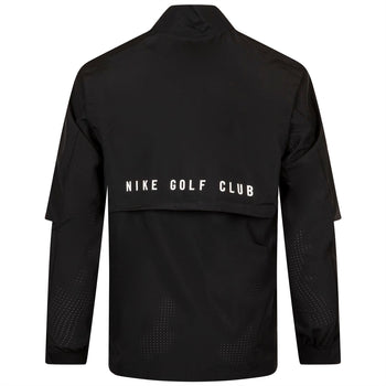 Nike Dri-FIT NGC Half Zip Jacket Black/White | TRENDYGOLF USA